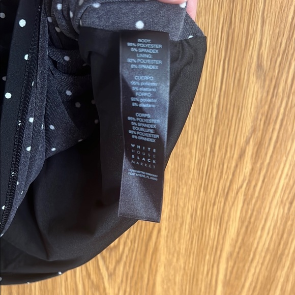 White House Black Market Black Sleeveless Wrap Tank Top - Picture 5 of 7